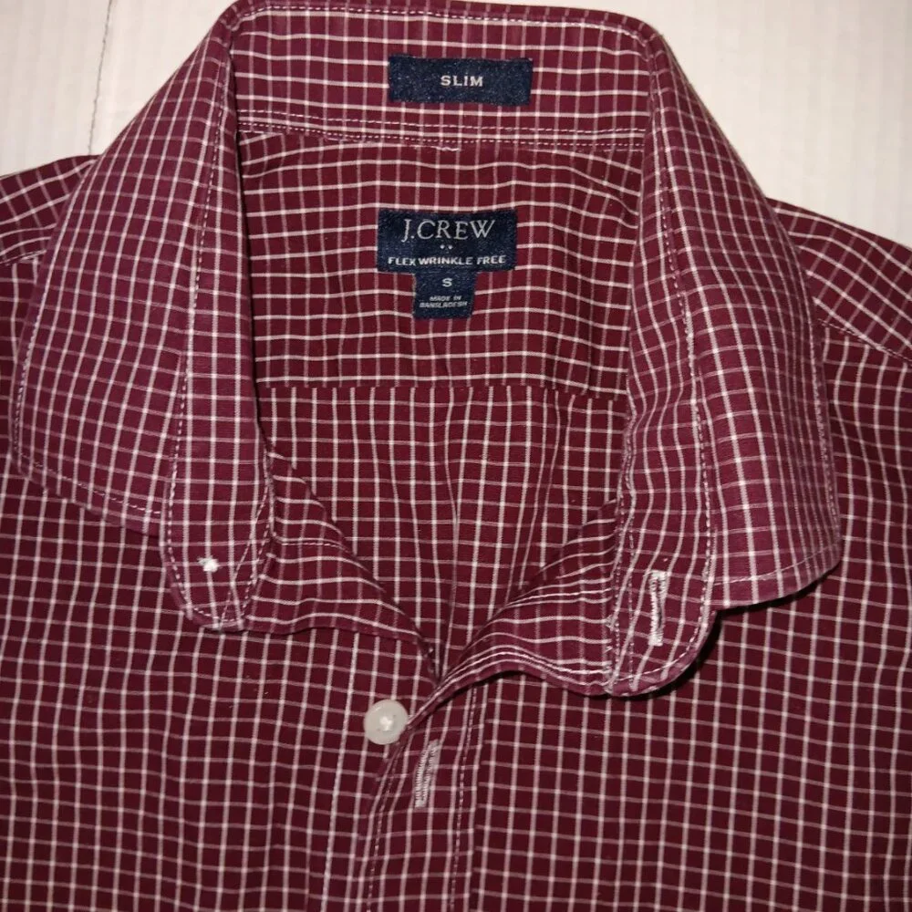 J.CREW CHECKERED PRINT BUTTON DOWN SHIRT